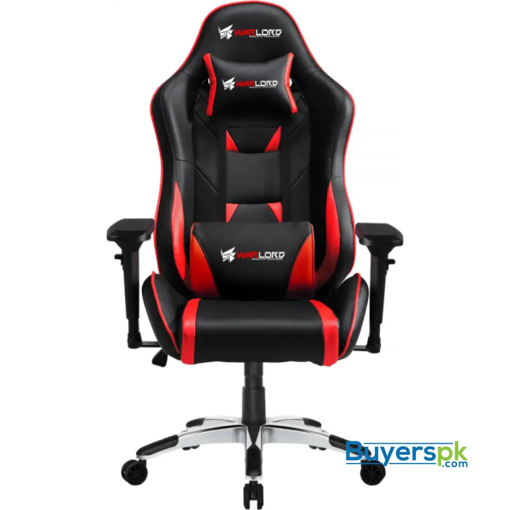 Warlord Phantom Gaming Chair - Black/Red Phantom-Red - Chair Warlord Phantom Gaming Chair - Black/Red Phantom-Red - Chair